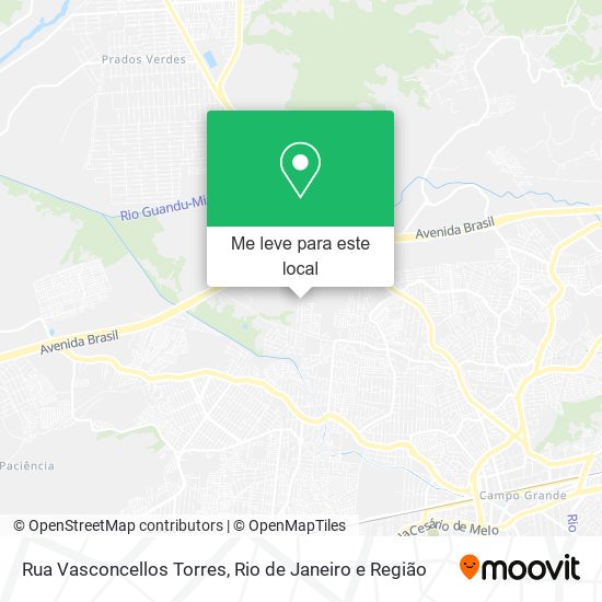 Rua Vasconcellos Torres mapa