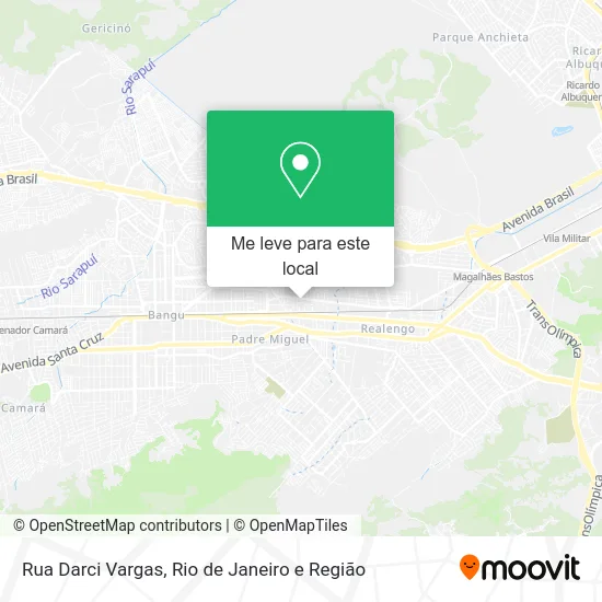 Rua Darci Vargas mapa