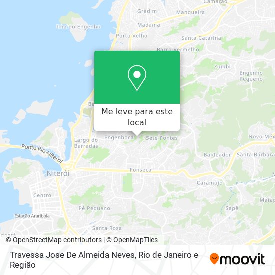 Travessa Jose De Almeida Neves mapa