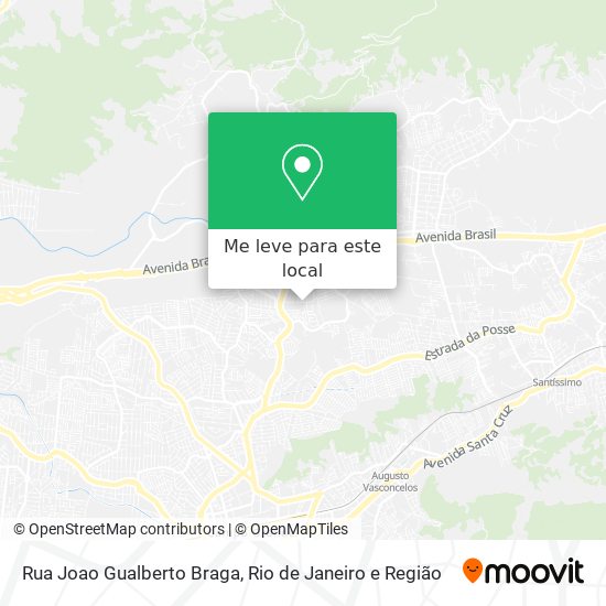 Rua Joao Gualberto Braga mapa
