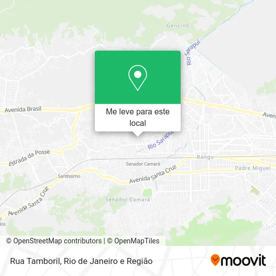 Rua Tamboril mapa