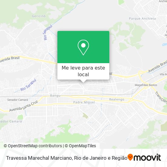 Travessa Marechal Marciano mapa