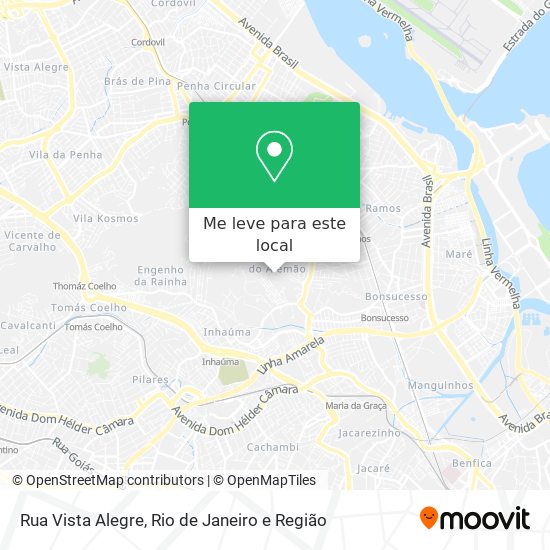 Rua Vista Alegre mapa