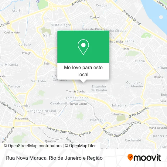 Rua Nova Maraca mapa
