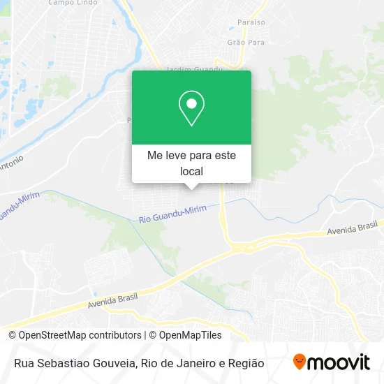 Rua Sebastiao Gouveia mapa