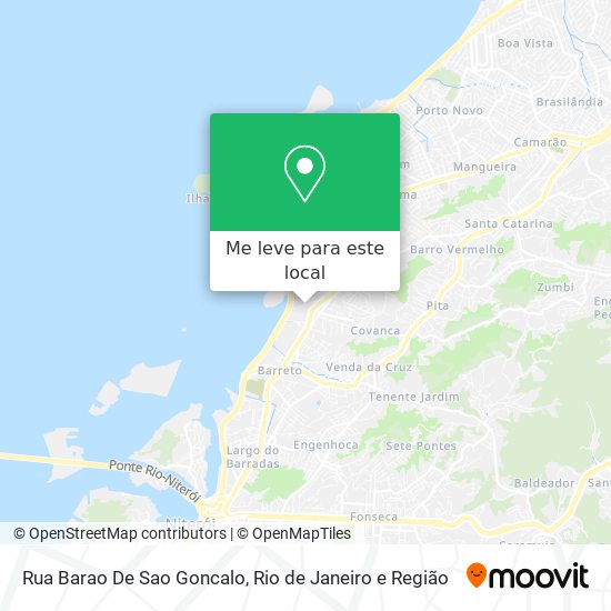 Rua Barao De Sao Goncalo mapa