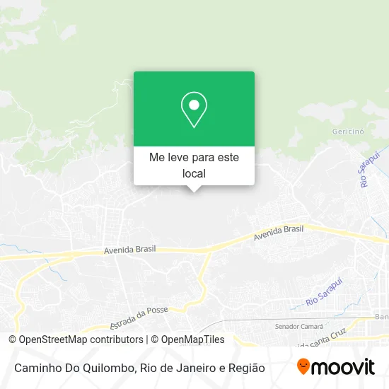 Caminho Do Quilombo mapa