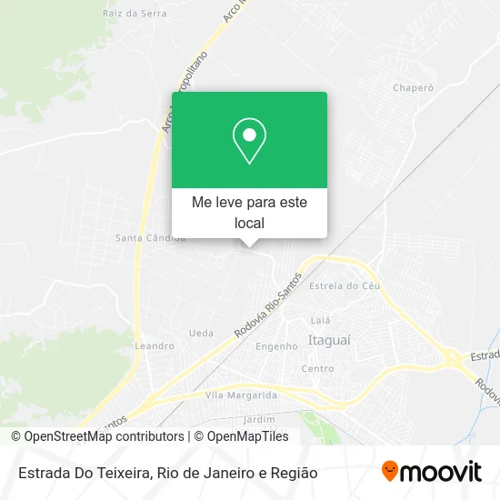 Estrada Do Teixeira mapa