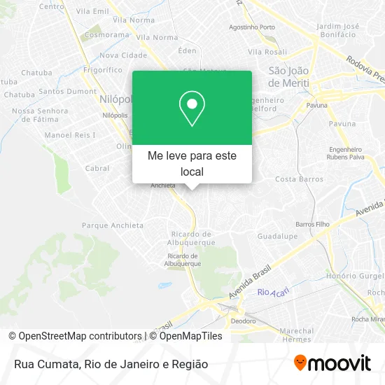 Rua Cumata mapa