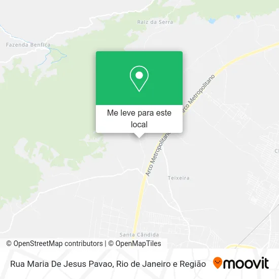 Rua Maria De Jesus Pavao mapa