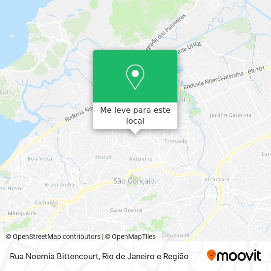 Rua Noemia Bittencourt mapa