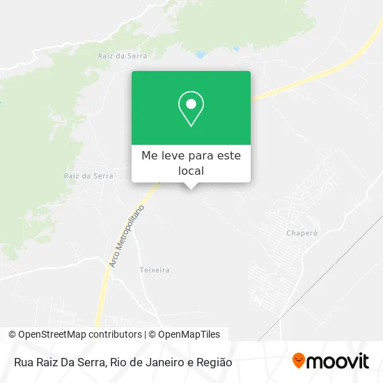 Rua Raiz Da Serra mapa