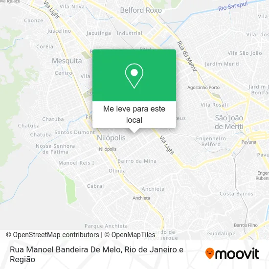 Rua Manoel Bandeira De Melo mapa