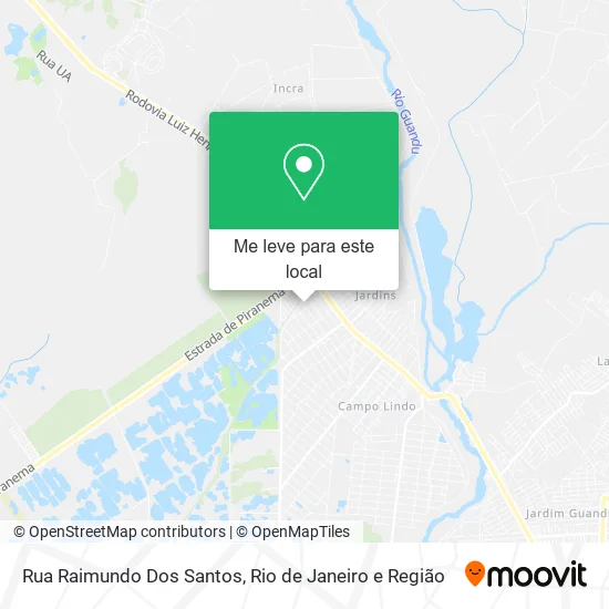 Rua Raimundo Dos Santos mapa