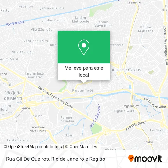 Rua Gil De Queiros mapa