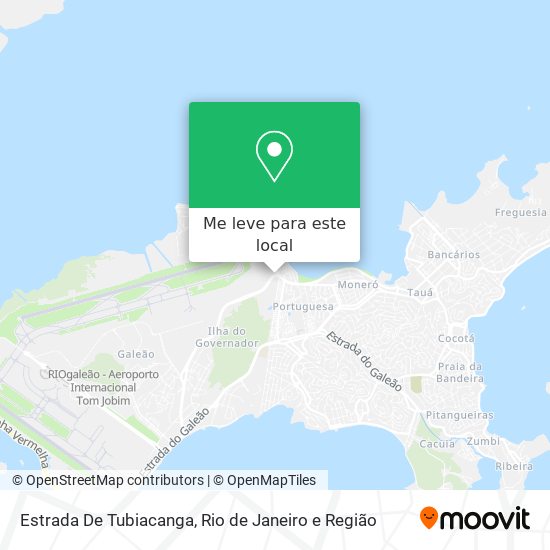 Estrada De Tubiacanga mapa