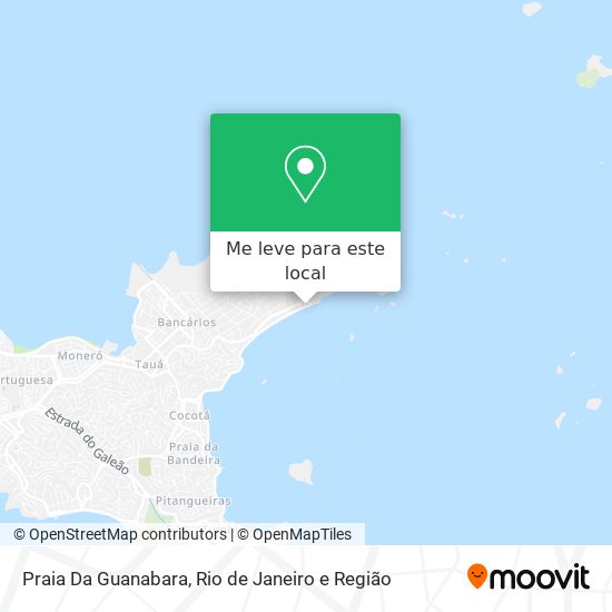 Praia Da Guanabara mapa