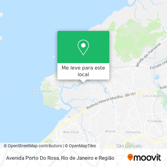 Avenida Porto Do Rosa mapa