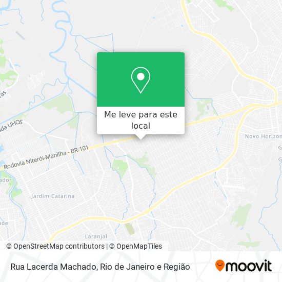 Rua Lacerda Machado mapa