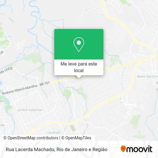 Rua Lacerda Machado mapa