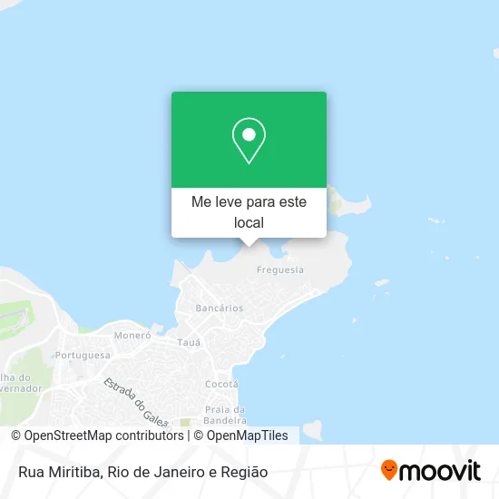 Rua Miritiba mapa