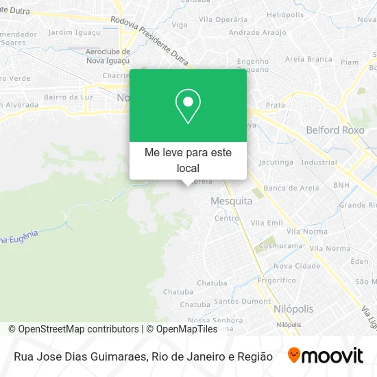 Rua Jose Dias Guimaraes mapa