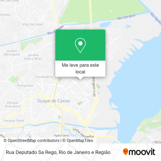 Rua Deputado Sa Rego mapa