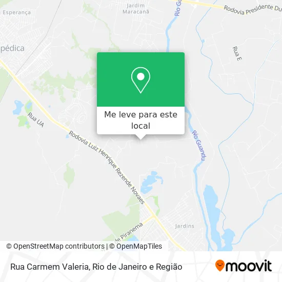 Rua Carmem Valeria mapa