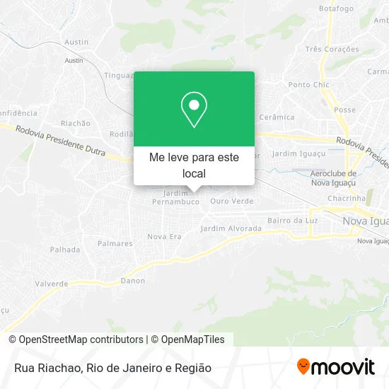Rua Riachao mapa