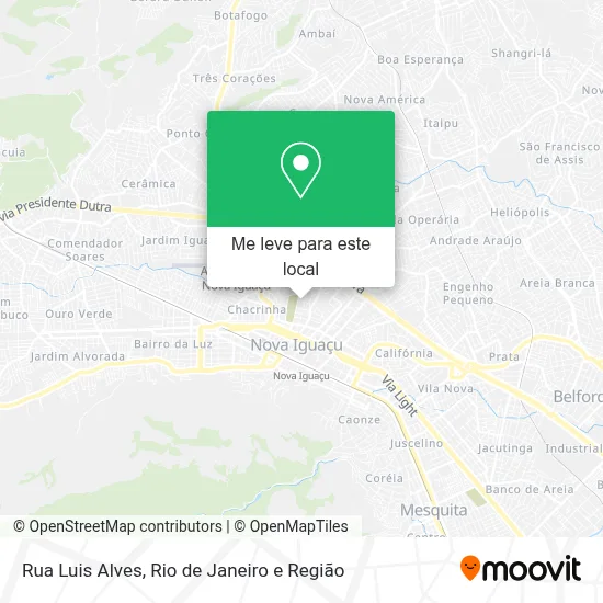 Rua Luis Alves mapa