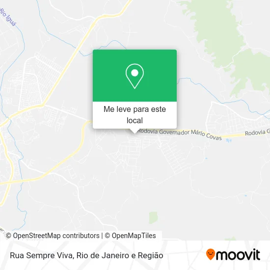 Rua Sempre Viva mapa