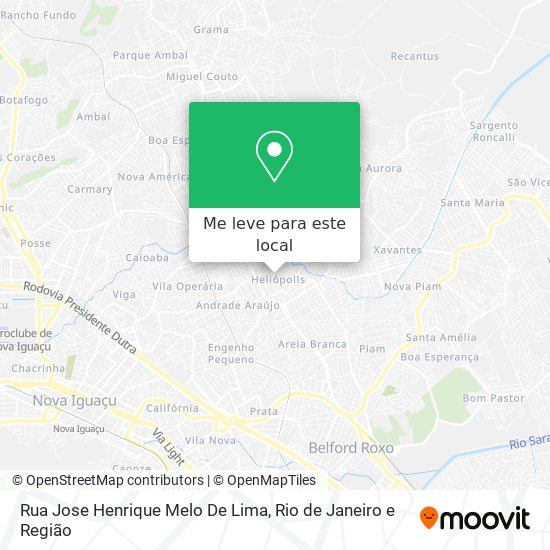 Rua Jose Henrique Melo De Lima mapa