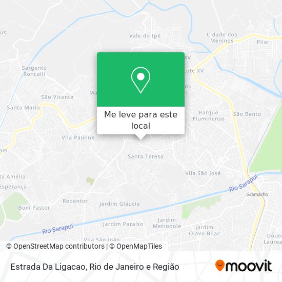 Estrada Da Ligacao mapa