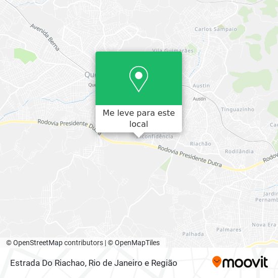 Estrada Do Riachao mapa