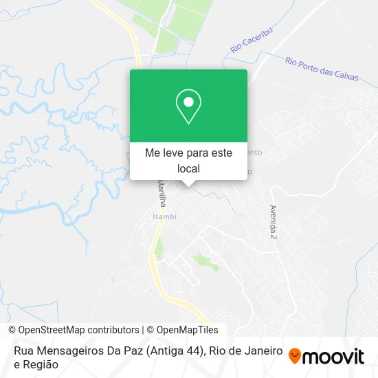 Rua Mensageiros Da Paz (Antiga 44) mapa