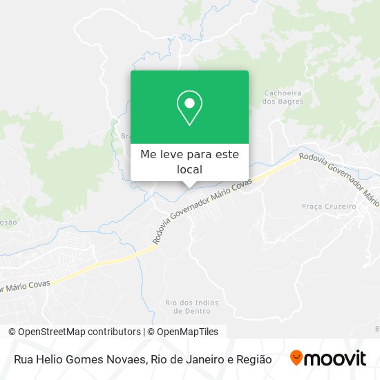 Rua Helio Gomes Novaes mapa