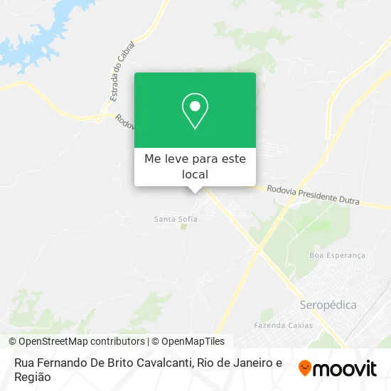 Rua Fernando De Brito Cavalcanti mapa