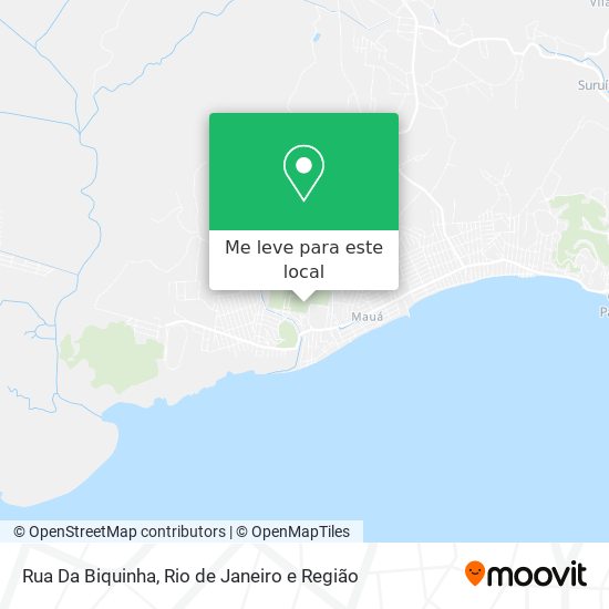 Rua Da Biquinha mapa