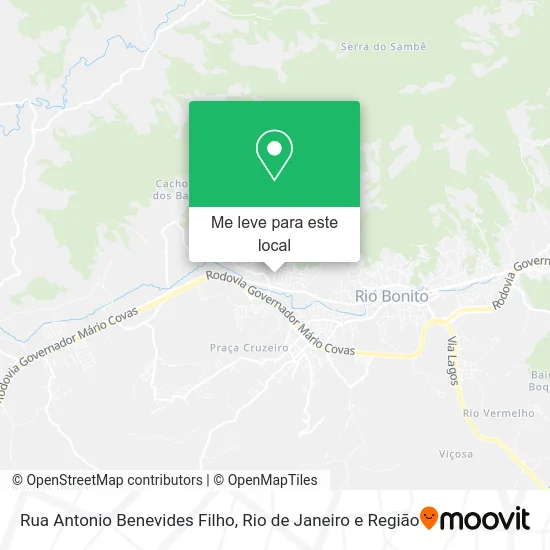 Rua Antonio Benevides Filho mapa