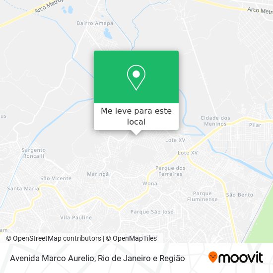 Avenida Marco Aurelio mapa