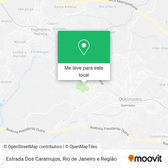 Estrada Dos Caramujos mapa