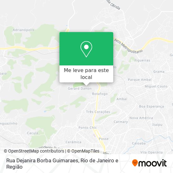 Rua Dejanira Borba Guimaraes mapa