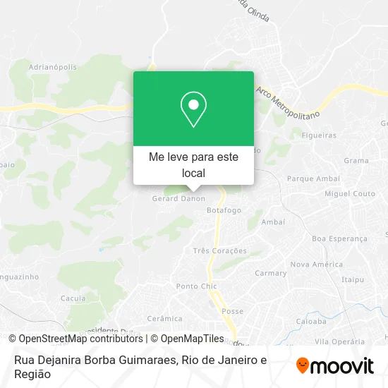 Rua Dejanira Borba Guimaraes mapa