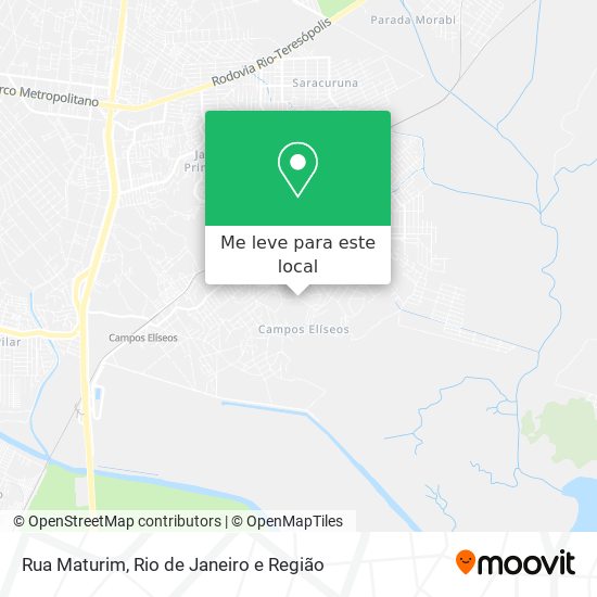 Rua Maturim mapa