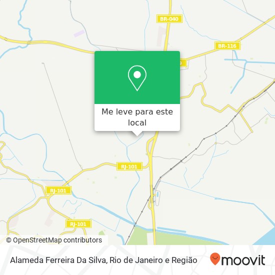 Alameda Ferreira Da Silva mapa