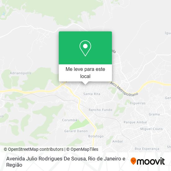 Avenida Julio Rodrigues De Sousa mapa