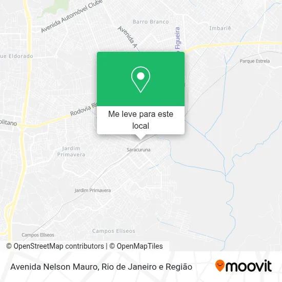 Avenida Nelson Mauro mapa