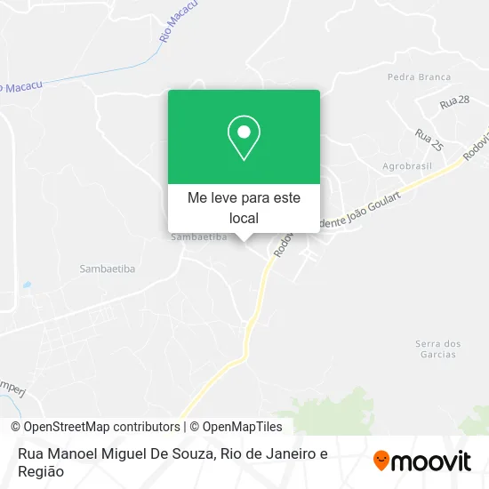 Rua Manoel Miguel De Souza mapa