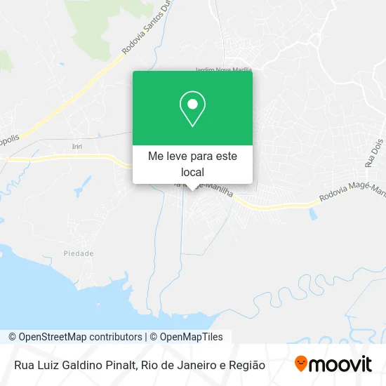 Rua Luiz Galdino Pinalt mapa