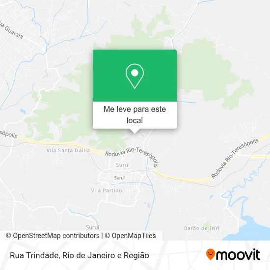 Rua Trindade mapa